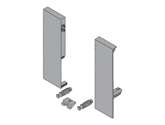 BLUM TANDEMBOX antaro előlaprögzítő D magasság, műanyag szürke RAL9006