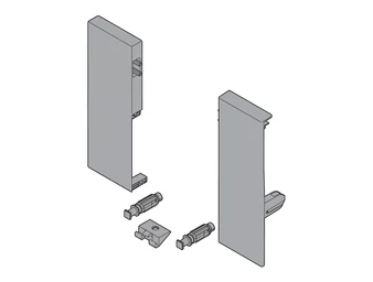 BLUM TANDEMBOX antaro előlaprögzítő magasság C, műanyag selyemfehér