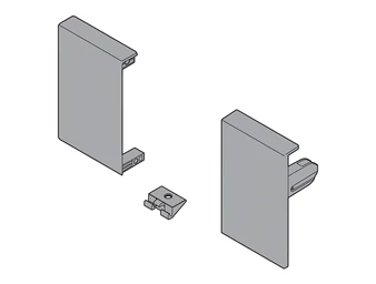 BLUM TANDEMBOX antaro előlaprögzítő magasság M, műanyag szürke RAL9006