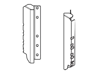 BLUM TANDEMBOX antaro hátlaprögzítő 45°-os, D magasság, selyemfehér