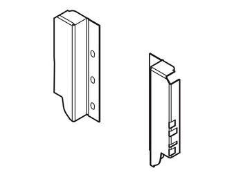BLUM Tandembox antaro hátlaprögzítő B magasság, selyemfehér
