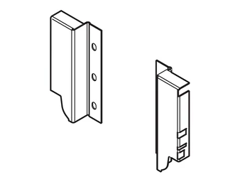 BLUM TANDEMBOX antaro hátlaprögzítő K magasság, selyemfehér