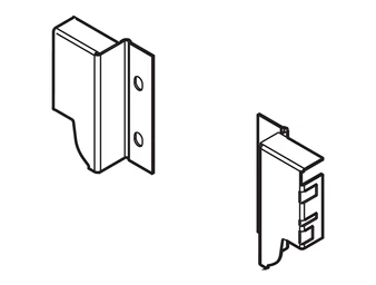 BLUM TANDEMBOX antaro hátlaprögzítő M magasság, világosszürke