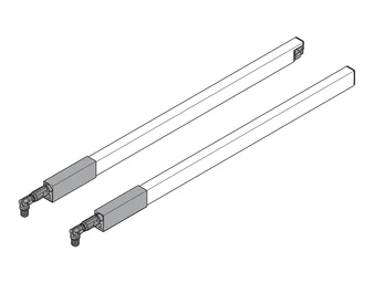 BLUM TANDEMBOX antaro hosszanti réling szett, NL 400, szürke RAL 9006