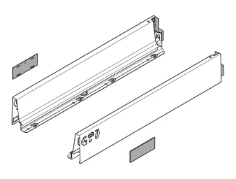 BLUM TANDEMBOX antaro, káva magasság M, 600 mm, selyemfehér