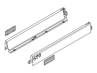 BLUM TANDEMBOX antaro, káva magasság N, 450mm, selyemfehér