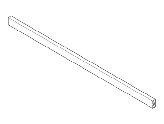 BLUM TANDEMBOX antaro keresztkorlát, szögl, 1046 mm, alu szürke RAL9006