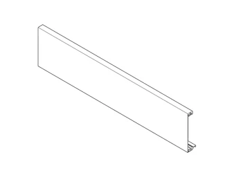 BLUM TANDEMBOX előlap nút nélkül, hossz 1036 mm, selyemfehér