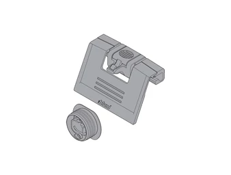 BLUM TANDEMBOX fogantyú/hordozható belső fiók, műanyag selyemfehér