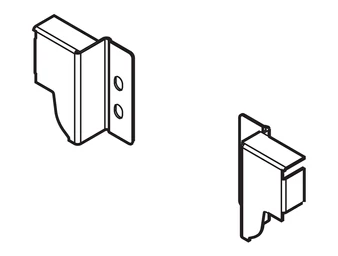 BLUM TANDEMBOX hátfalrögzítő, magasság N, selyemfehér