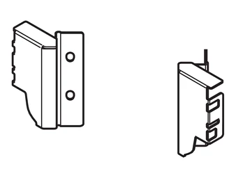 Blum Tandembox M 45°-os  selyemfehér hátfalrögzítő Z30M000S.45