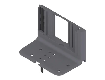 SERVO-DRIVE felfogó szögidom, 95x83 mm, szürke műanyag motortartó