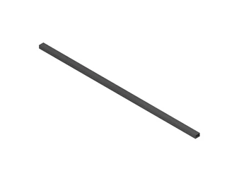 BLUM SPACE STEP keresztprofil, szél. 1200 mm, alumínium orion szürke matt