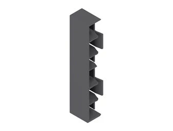 BLUM MERIVOBOX hátfalrögzítő takarósapka ZB4M00AK eltérő magasságú kávákhoz, Orionszürke