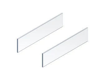 BLUM MERIVOBOX becsúsztatható oldalelem, NL 450 mm, átlátszó üveg