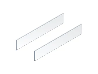 BLUM MERIVOBOX becsúsztatható elem oldalsó része, NL 600 mm, átlátszó üveg