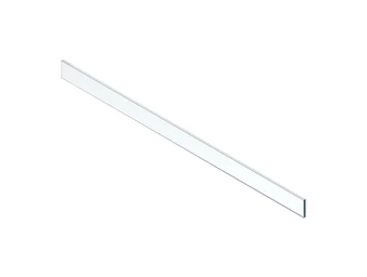 BLUM LEGRABOX betételem előre 1200 mm széles, 70 mm magas, átlátszó üveg