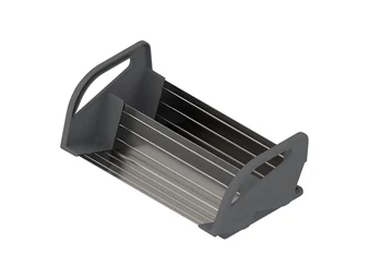 BLUM ORGA-LINE fűszertartó 400 mm, 312 mm széles, szürke műanyag/nemesacél