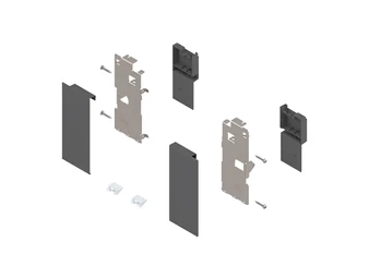 BLUM LEGRABOX előlaprögzítő belső fiókhoz K, orionszürke matt