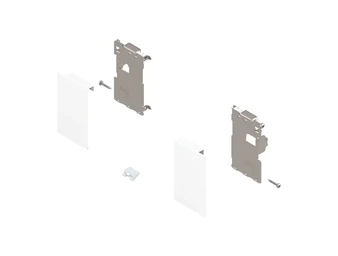 BLUM LEGRABOX előlaprögzítő belső fiókhoz M, selyemfehér matt