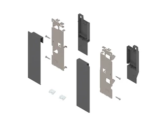 BLUM LEGRABOX belső előlaprögzítő magasító korláthoz C, orionszürke