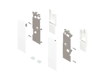 BLUM LEGRABOX belső előlaprögzítő magasító korláthoz C, selyemfehér