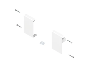 BLUM TANDEMBOX antarelőlaprögzítő magasság M, műanyag, selyemfehér