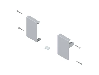 BLUM TANDEMBOX antaro előlaprögzítő magasság M, műanyag szürke RAL9006