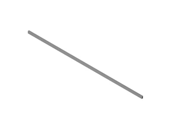 BLUM MERIVOBOX belső előlap núttal, 1059 mm, alumínium indiumszürke-matt