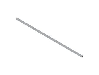 BLUM ORGA-LINE TANDEMBOX antaro keresztkorlát, 1104 szürke RAL 9006 alumínium