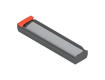 BLUM ORGA-LINE fóliavágó alufóliához, RAL 7037 szürke műanyag/nemesacél