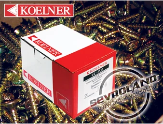 Forgácslap csavar 4 x 25 mm 1000 db