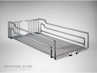 Dispensa rácsos króm kosarak