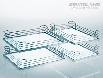 MagicCorner Arena Classic fehér tálca szett (4 db)