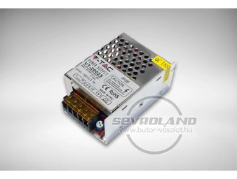 25W ipari LED tápegység (fémházas, sorkapoccsal)