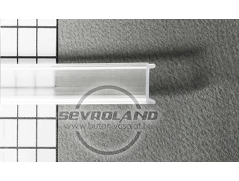 Átlátszó bepattintós takaró szalag aluprofilba