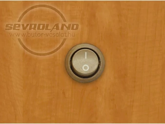 Befúrható billenőkapcsoló barna 20mm