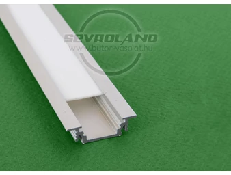 LED szalag tartó bemarható aluprofil "GROOVE" ezüst