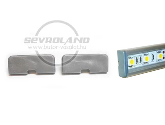 Végzáró SURFACE egyenes aluprofilhoz (pár)