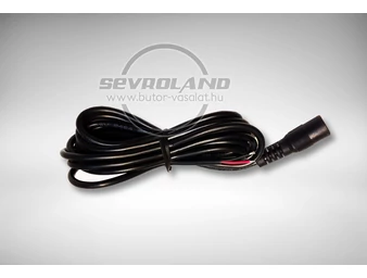 DC csatlakozós forrasztható vezeték (2 m)