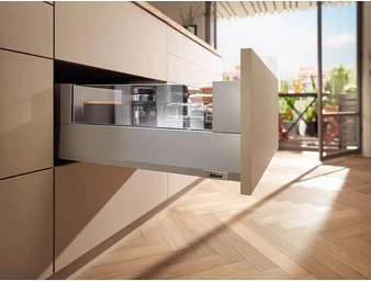 MERIVOBOX E BOXCOVER TIP-ON BLUMOTION indiumszürke fiókvasalat szettek