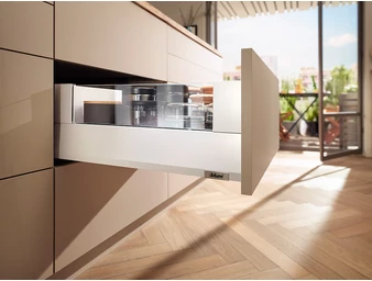 MERIVOBOX E BOXCOVER TIP-ON BLUMOTION selyemfehér fiókvasalat szettek