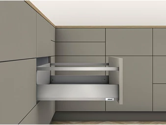 MERIVOBOX E korlátos indiumszürke fiókvasalat szettek