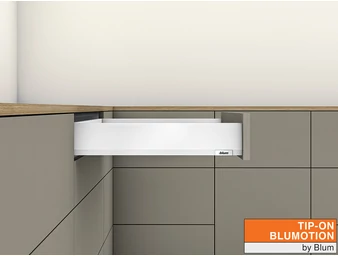 MERIVOBOX M TIP-ON BLUMOTION selyemfehér fiókvasalat szettek