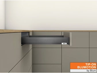 MERIVOBOX N TIP-ON BLUMOTION orionszürke fiókvasalat szettek