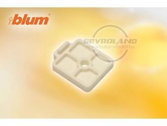 BLUM távtartó belső fiókhoz. részleges kihúzás 4 mm dűbel nélkül. krémfehér