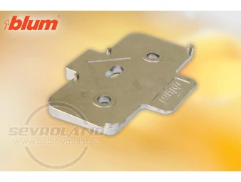 BLUM keresztalakú szögbenálló ék. -5° csavaros cink. távolság: 6 mm