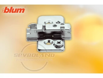 BLUM CLIP excentrikus szerelőlap egyenes. acél. csavaros. távolság 3 mm