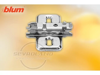 BLUM CLIP keresztalaplap hosszlyukkal. acél. csavaros. távolság 0 mm