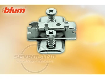 BLUM CLIP keresztalaplap. acél. csavaros. távolság 3 mm